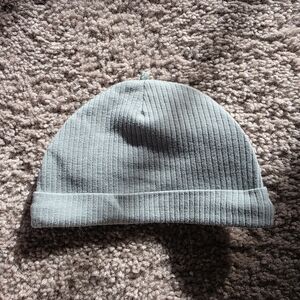 Carter's Ribbed Gray Baby Hat